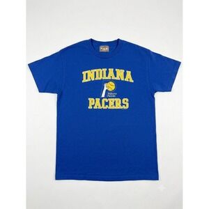 Vintage NBA Hardwood Classics Indiana Pacers T-Shirt Men's Blue Cotton Graphic T